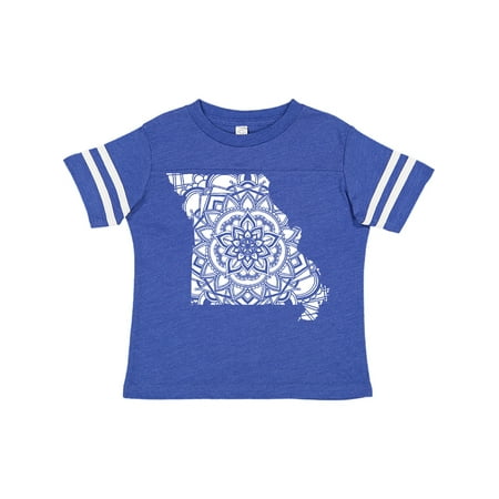 

Inktastic Missouri Silhouette Mandala Gift Toddler Boy or Toddler Girl T-Shirt
