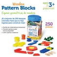 thumbnail image 2 of Learning Resources Bloques de Madera con Patrones, Geometria para Ni&ntilde;os, Desarrolla Habilidades de Conteo y Reconocimiento de Formas, Set de 250 piezas, Edades 3+ Learning Resources NA, 2 of 6
