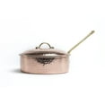 thumbnail image 6 of Solid Copper Saucepan with Lid | Handmade Copper Pan Cooking Pot | Handled Turkish Copper Kitchen Utensil Sets, 6 of 7