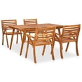 thumbnail image 2 of vidaXL 7 Piece Garden Dining Set Solid Acacia Wood, 2 of 11