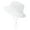 White, variant on Cute Toddler Sun Protection Bucket Sunhat with String White,/ 12-24 Months