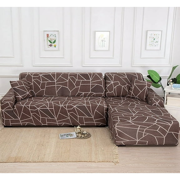 Stretch Sofa Covers Elastic Cover for Couch Covers L Shape Sectional Slipcovers Furniture Protector for Living Room Fundas Sofa