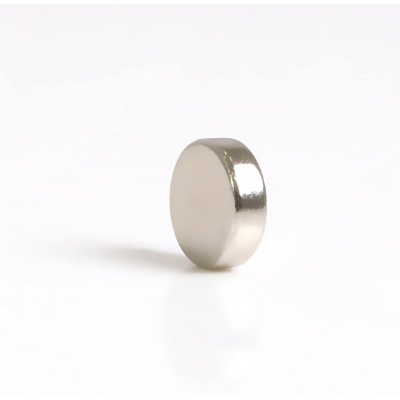 100 Pcs Refrigerator Magnets, Small Round Office Magnets, Multi-Use Premium Brushed Nickel for Fridge, Whiteboard, Dry Erase Board in Home, Kitchen, Office and School