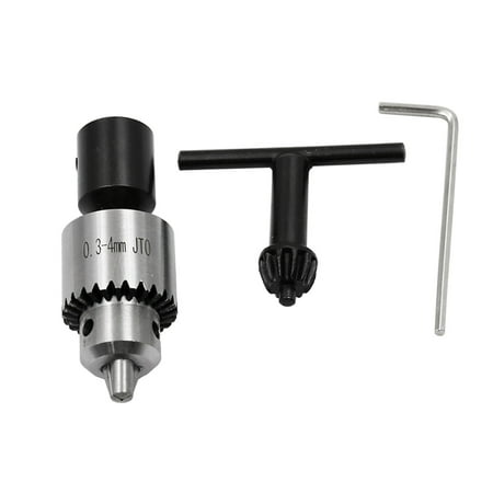 

1 Set of 4PCS Electric Drill Accessories Miniature Drill Chuck Electric Drill Drill Chuck Electric Drill Precision Chuck 0.3-4MM Hand Electric Drill Chuck Small Electric Drill Chuck for Home Studio