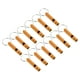 thumbnail image 1 of Silbato de supervivencia Uxcell, paquete de 12 silbatos de sonido fuerte para acampar y hacer senderismo, dorado, 1 of 6