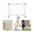 thumbnail image 4 of But de Soccer Pliant pour Développer la Condition Physique, Filet de Soccer Résistant aux Intempéries avec Système d'Articulations Flexibles Durable pour Usage Intérieur Extérieur (56 x 30,5 x 45 cm), 4 of 5