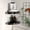 High gloss black, variant on vidaXL Floating Corner Shelf Oak 9.8"x9.8"x1.5" MDF