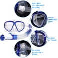thumbnail image 2 of Snorkeling Goggles Snorkel Set Anti-Fog Tempered Glass Scuba Snorkeling Mask, 2 of 8