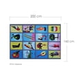 thumbnail image 4 of Tapete Decorativo ilios innova ESTILO NÓRDICO Moderno 160x200 triángulos amarillos, 4 of 8