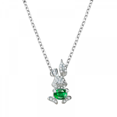 thumbnail image 1 of S925 Sterling Silver Lucky Rabbit Love Heart Necklace for Wo, 1 of 4