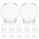thumbnail image 1 of 12 bolas de nieve de plástico transparente con tapón de rosca para manualidades, rellenables para niños y adultos, ideales para decoraciones de invierno y fiestas, 270 ml, 1 of 6