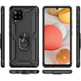 thumbnail image 2 of A42 5G Case, Samsung Galaxy A42 5G Case Military Grade Protective Samsung A42 5G Cases Cover with Ring Car Mount Kickstand for Samsung Galaxy A42 5G - Black, 2 of 12
