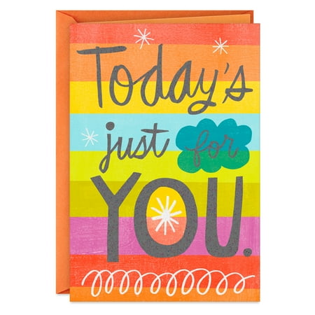 Hallmark Birthday Card (Today's Just for You)