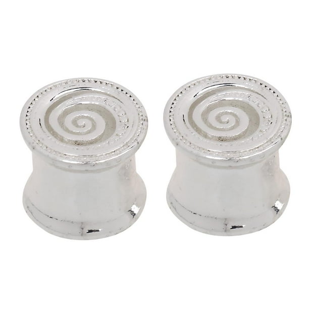 Pendientes la de joyería Enchufe de parada 8 mm Patrón de oreja de Sunnimix túnel del oído