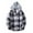 Plaid, variant on FAVIPT 2024 Oversize Sweaters for Women Cable Knit Long Cardigan Open Front Winter Coat Plus Size Hooded Jacket with Pocket