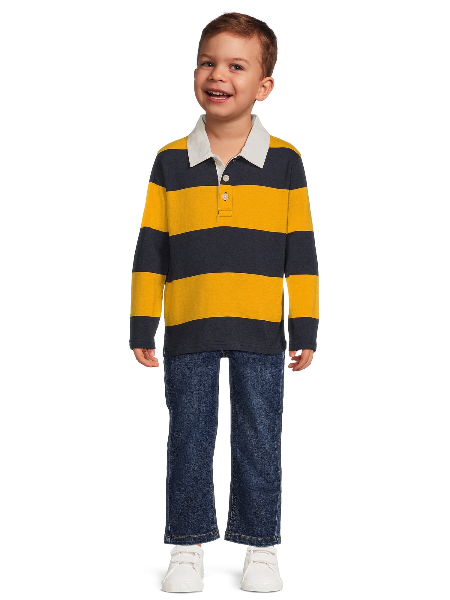 Wrangler Toddler Boy Pull-On Straight Leg Jeans, Sizes 12M-5T