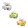 thumbnail image 1 of Caja de pañuelos de bebé Sunnimix con Cajón de Autobús para toallas de Mano para preescolar Juego sensorial, 1 of 8