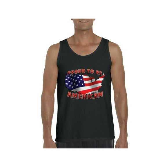 NIB - Men's Tank Top for Men - American Proud To Be US Flag