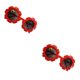 thumbnail image 4 of Gafas de sol Qarigey Gafas ópticas Girasol Accesorios de ropa facial protección de ojos Rojo Type2 NO2, 4 of 6