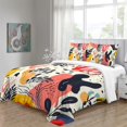 thumbnail image 4 of Home Bedding Set Fish Shell Comforter Cover Set Teen Adult Creative Seafloor Bedspreads,Full (80"x90"), 4 of 5