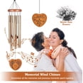 thumbnail image 4 of Memorial Wind Chimes, 37" Large Outdoor Wind Chimes for Loss of Loved One, Meaningful Sympathy Gifts in Memory of Father, Mother or a Loved One, 4 of 4