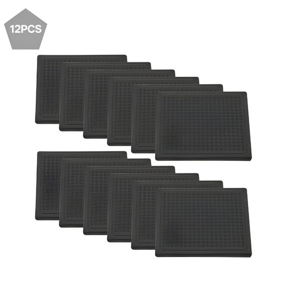 DERONA 12 Pcs Washable and Reusable Anti-slip Carpet Holder Area Rugs Pads Non-skid Gripper Tape