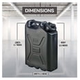 thumbnail image 3 of BPA Durable 5 Gallon 20 Liter Portable Military Water Storage Container for Camping, Outdoors and Emergency Management, 3 of 7