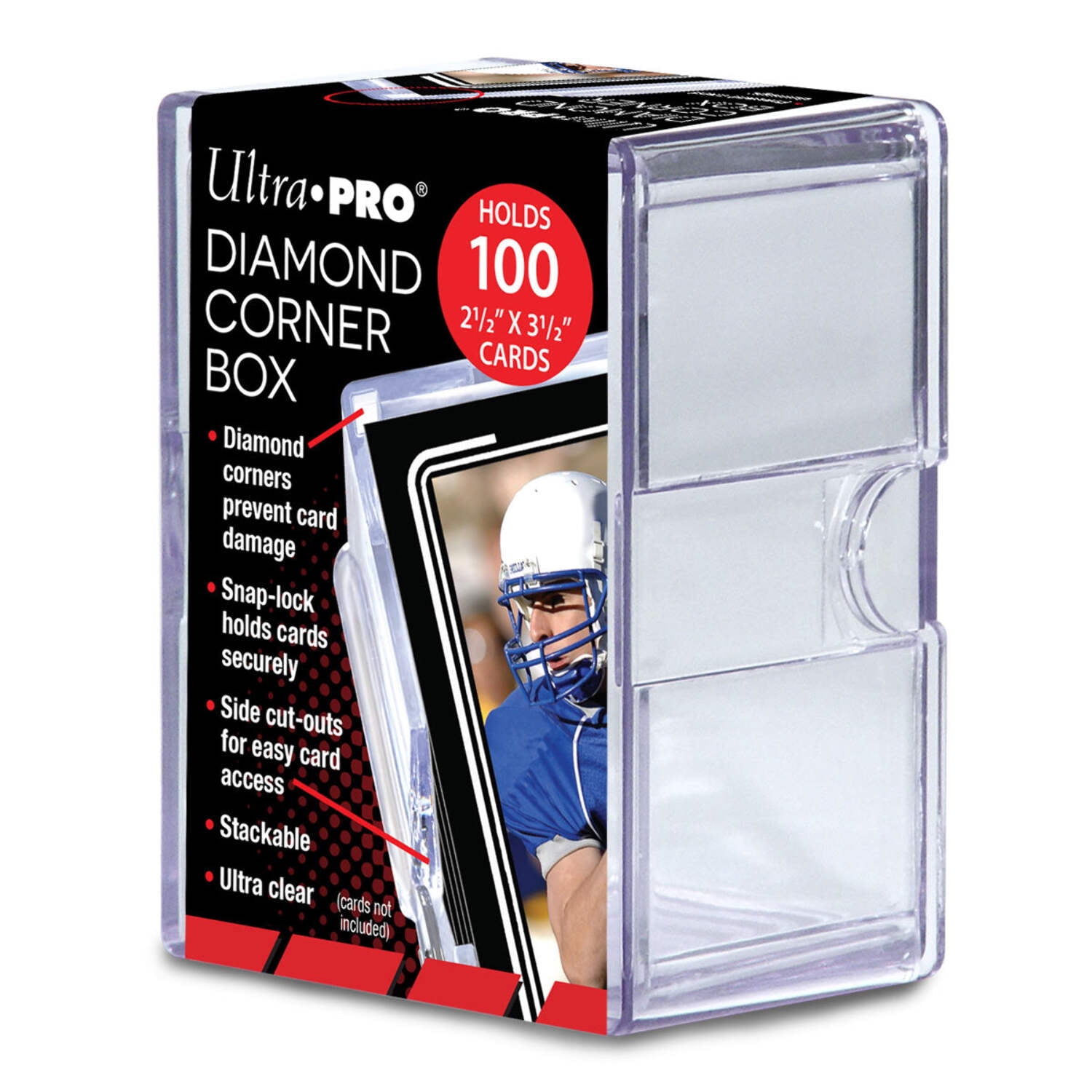 2-Piece Clear 250 Card Storage Box | Ultra PRO International