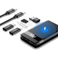 thumbnail image 2 of Boîte de Rangement pour Cartes Adaptateur Intelligent Universel Multifonction 15W Charge Sans Fil pour Voyage Sac de Rangement Portable, 2 of 8
