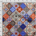 thumbnail image 4 of oneOone Velvet Brown Fabric Abstract Traditional Sewing Material Print Fabric By The Yard 58 Inch Wide, 4 of 4