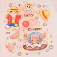 thumbnail image 2 of One Piece Shirt Men's Luffy and Chopper Cookies Short Sleeve Graphic Tee, 2 of 5
