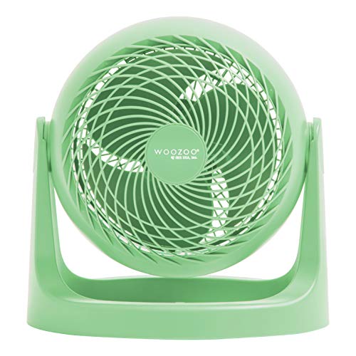 IRIS WOOZOO Personal Circulator Fan, Pastel Green