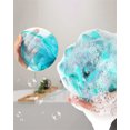 thumbnail image 2 of Casewin Shower Puff Loofah 75g/PCS Extra Large Shower Puffs Shower Sponge Shower Scrunchie Body Puff Shower Exfoliating Bath Sponge for Adults, Set of 4, Flower Color, 2 of 8