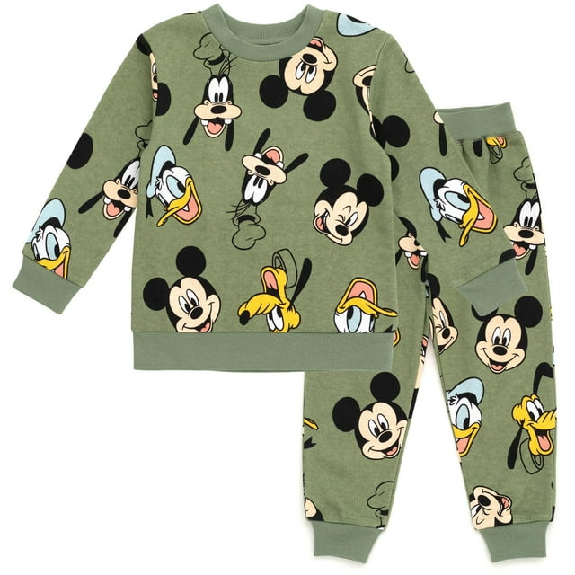 Set de ropa Disney Mickey Mouse Goofy Donald Duck para niño 4T