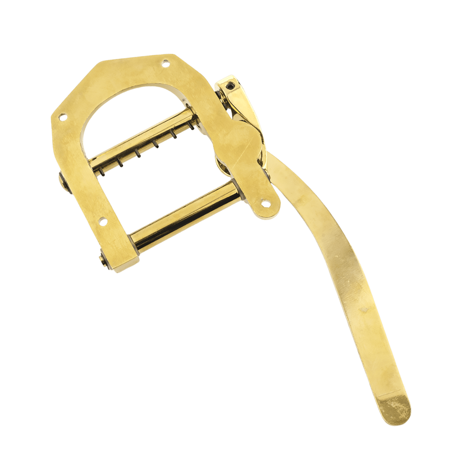 LOOKSEVEN Electric Guitar Tremolo Vibrato Tailpiece Bridge for Les Paul Tele SG Style Flat Top - Gold