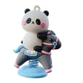 thumbnail image 3 of Car Spring Decoration Creative Shaking Head Ornament Stylish Desktop Doll Decoration Rocking Horse Panda, 3 of 9