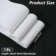 thumbnail image 2 of 6M 3 Inch White Elastic Spool Heavy Stretch High Elasticity Knit Strap Flat Wide Braided Sewing Elastic Cord Bundle for Sewing Making Waistband Pants Swimwear Clothes Bags Accessories Supply, 2 of 5