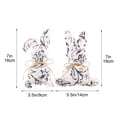 thumbnail image 2 of Lilixerw Chinese Style Blue and White Porcelain Fabric Easter Bunny Ornament,Easter Rabbit Doll Table Centerpiece,Holiday Home Decor,Gift,Spring Festival Ornament, 2 of 6