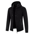 thumbnail image 1 of Gibobby Suéteres para hombre Cárdigan De Punto para Hombre Abrigo De Lana De Color Sólido Tejido De Ajuste Regular(Negro,M), 1 of 4