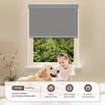 thumbnail image 6 of Allesin zen Blackout Roller Shades for Windows (Gray,34"W x 72"H), 6 of 9