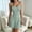 Light green, variant on LIZUOJUN Under $ 4 Women'S Sleepshirts Ribbed Knit Lace Trim Slip Nightgown Adjustable Spaghetti Strap Button Front A-Line Short Sleep Dress Casual Loungewear Blackish Green,L