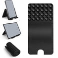 thumbnail image 2 of CozeLy Flexible Silicone Phone Holder Foldable Silicone Phone Stand with Suction Cups for Bed Travel Deformable Lazy Holder for Phone Tablet Laptop, 2 of 7