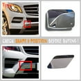 thumbnail image 3 of Trimla Front Tow Cover for 12-14 Mercedes Benz X166 Fit ML/GLE 300 320 350 400 450 500 550 63 2012 2013 2014 Bumper Towing Hook Eye Cap A1668851823 Chrome, 3 of 5