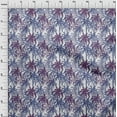 thumbnail image 4 of oneOone Rayon Purple Fabric Tropical Palm Tree Sewing Material Print Fabric By The Yard 56 Inch Wide, 4 of 4