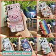 thumbnail image 5 of LYM-Phone Case For Samsung Galaxy A03 Euro/166mm, Durable Fashion Design Quicksand Simplicity Back Cover Rotatable stand TPU Waterproof Protective Soft Case Phone Lens Protection cute, 5 of 9