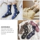 thumbnail image 2 of 5 pares de calcetines elásticos Calcetines cálidos vintage Medias de invierno transpirables, 2 of 5