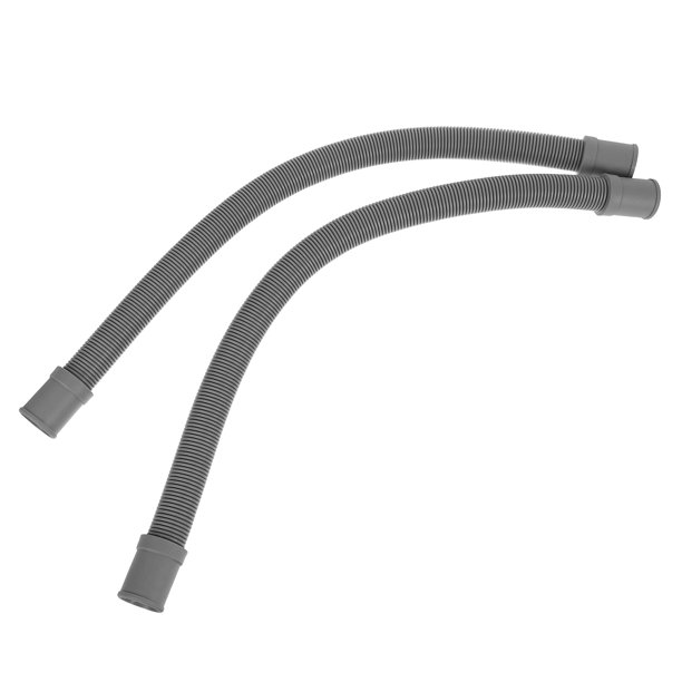 GOOHOCHY 2Ud Tubería Flexible Para Drenaje De Fregadero Gris Con Protección Antifugas