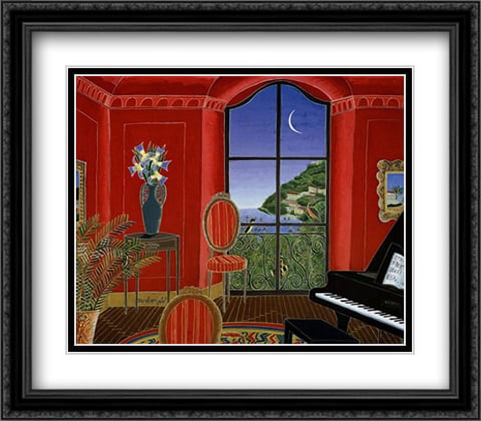 Palm Island, 25 x 40 inch Framed Art Print by McKnight