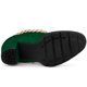 thumbnail image 5 of Botines de Tacón Alto Grueso Allegra K con Cadena y Plataforma Verde 39, 5 of 6