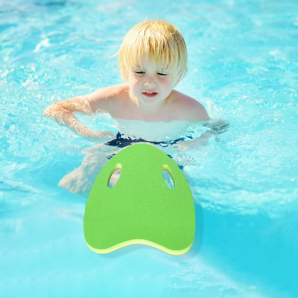 Swimming Pool Accessories, Two-Color Swimming Kickboard Kids Adults Safe Pool Training Aid Float Foam Board Tool, Swimming Pools for Kids, Swimming Pool Supplies, Green(L)